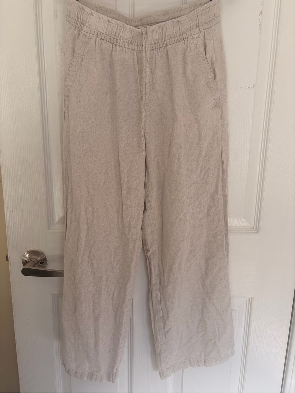Old Navy Light Beige Drawstring Pants